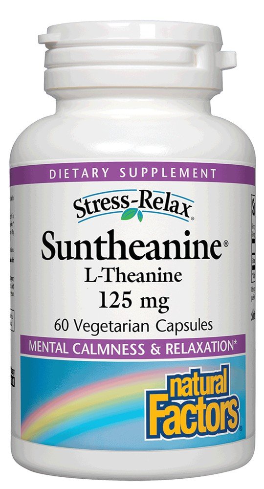 Natural Factors L-Theanine Suntheanine Stress-Relax 60 VegCap