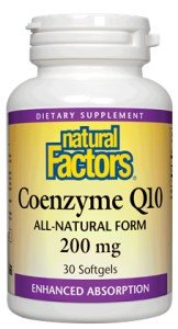 Natural Factors Coenzyme Q10 200mg 60 Softgel