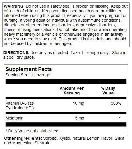 Kal Melatonin 5mg 30 Lozenge