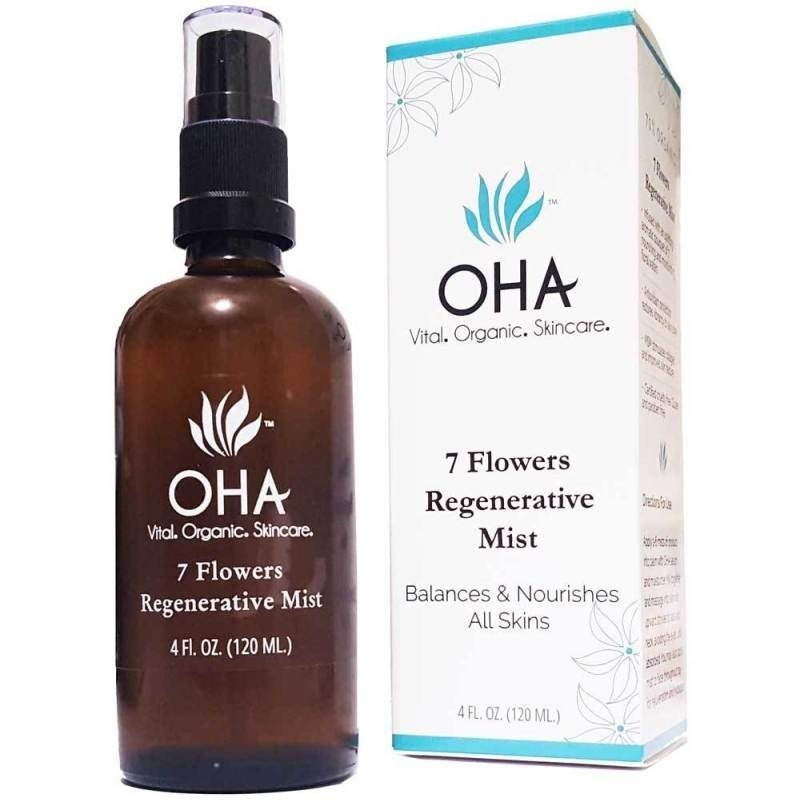 OHA Vital Organic Skincare 7 Flowers Regenerative Mist 4 oz Spray