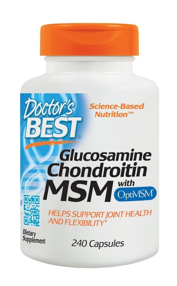 Doctors Best Glucosamine Chondroitin MSM with OptiMSM 240 Capsule
