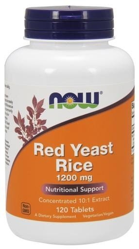 Now Foods Red Yeast Rice Extract 1200 mg 120 Tablet