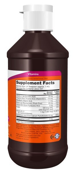 Now Foods Vitamin B-12 Complex Liquid 8 oz Liquid