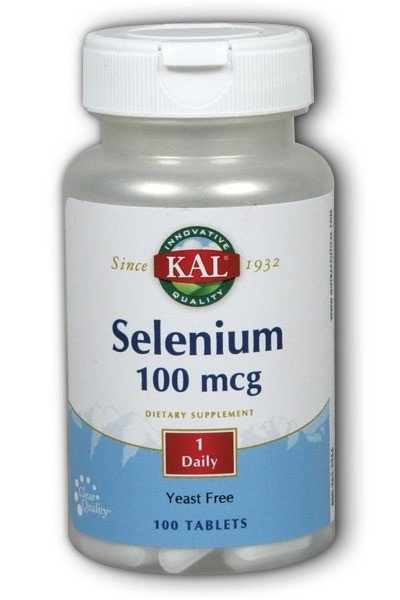 Kal Selenium 100mcg Yeast-Free 100 Tablet