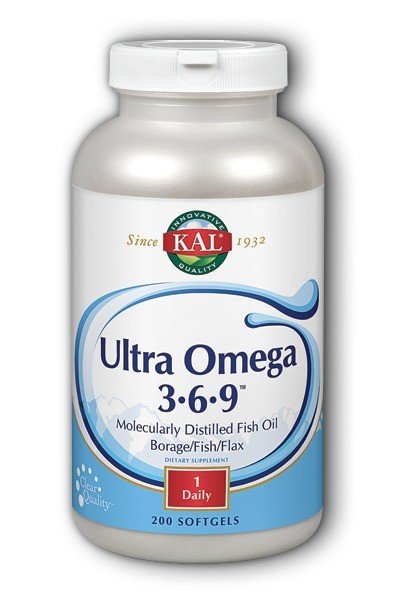 Kal Ultra Omega 3-6-9 Borage/Fish/Flax 200 Softgel