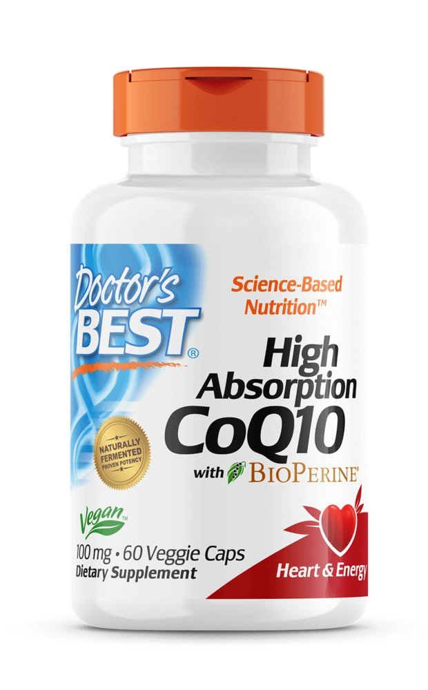 Doctors Best High Absorption CoQ10 100mg w/ Bioperine 60 VegCap
