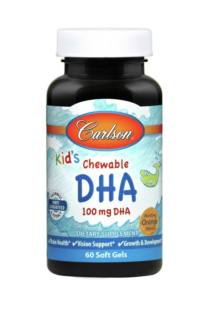 Carlson Laboratories Kids Chewable DHA 60 Softgel