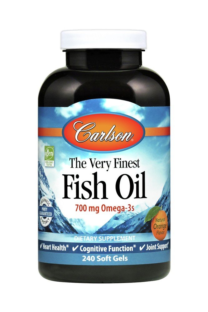 Carlson Laboratories Very Finest Fish Oil Orange 240 Softgel