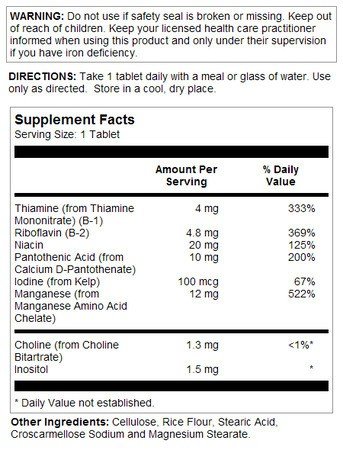 Kal Chelated Manganese 100 Tablet