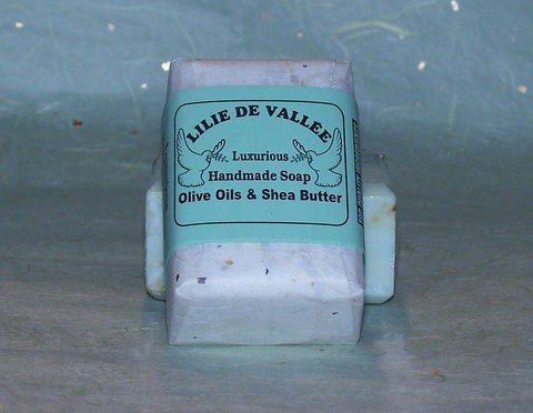 Lilie De Vallee Goat Milk Peppermint Hand Made Soap 5 oz Bar