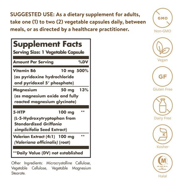 Solgar 5-HTP 100 mg 90 VegCap