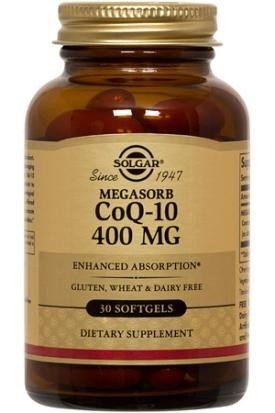 Solgar Megasorb CoQ-10 400 mg 30 Softgel