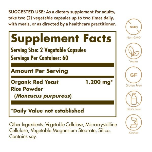 Solgar Red Yeast Rice 120 VegCap