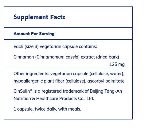 Pure Encapsulations Cinnamon WS 120 Vegcap