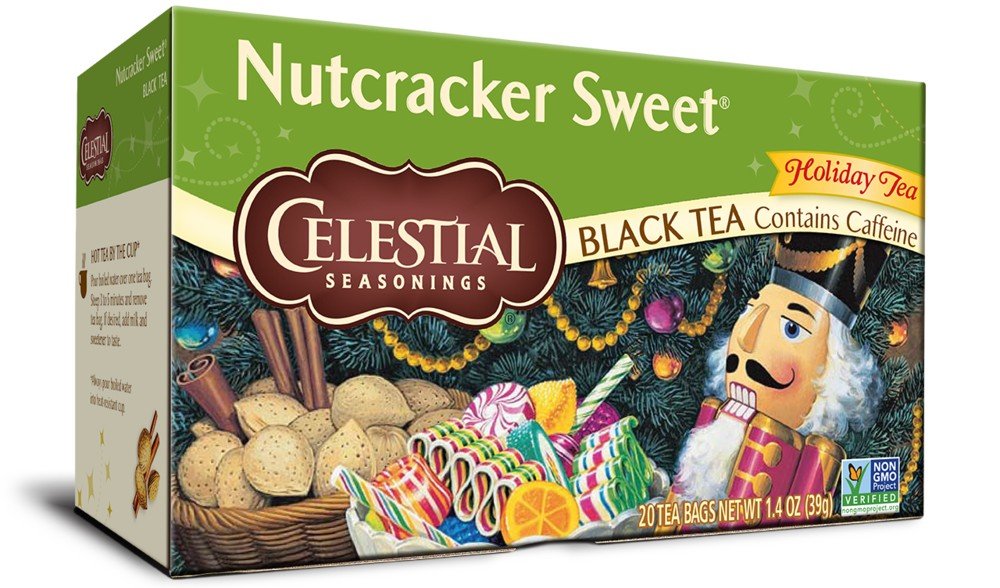 Celestial Seasonings Holiday Nutcracker Sweet Black 20 Bags