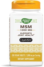 Nature&#39;s Way MSM 1000mg 200 Tablet