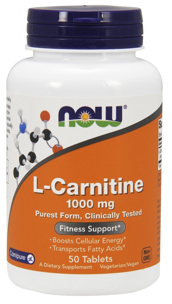 Now Foods CARNITINE TARTRATE 1000mg 50 Tablet