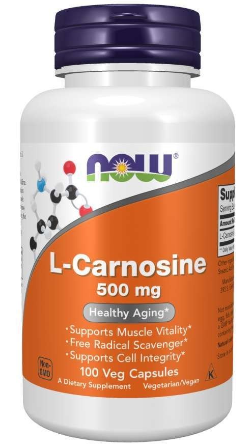 Now Foods L-Carnosine 500mg 100 VegCap