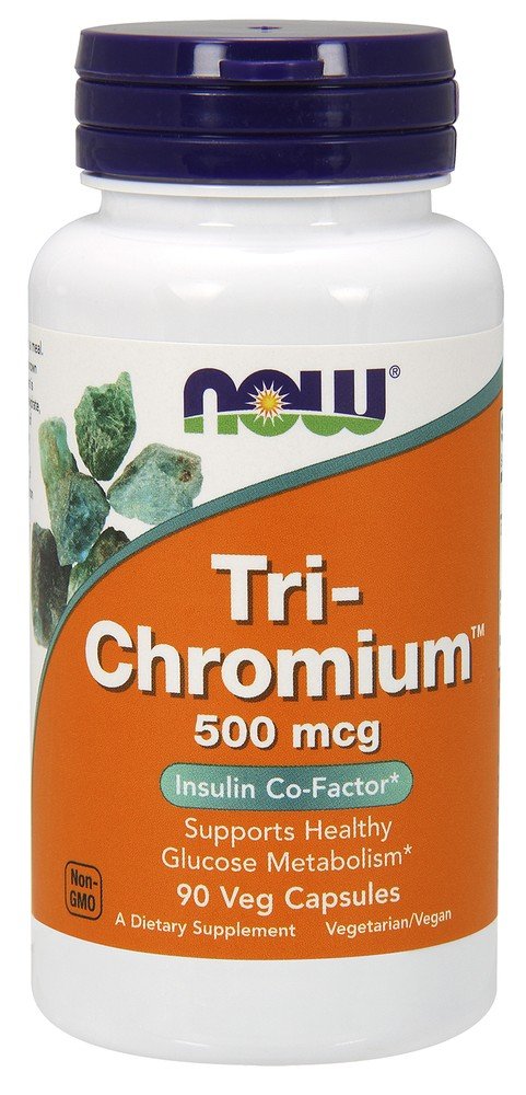 Now Foods Tri-Chromium 500cg+Cinnamon 90 VegCap