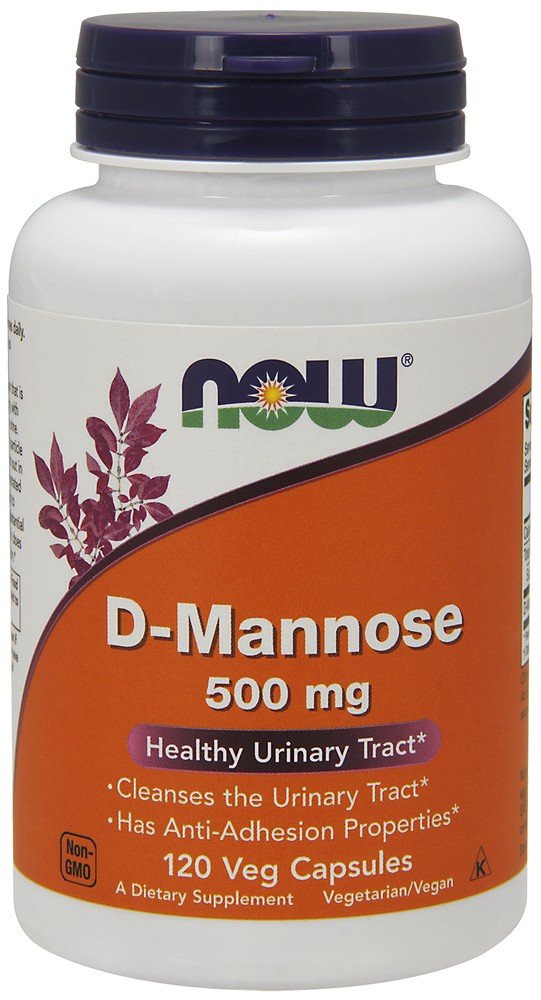 D-Mannose | Now Foods | Urinary Tract Health | Urinary Tract Cleanse | Anti Adhesion | Non GMO | Vegan | Vegetarian | 500 milligrams D-Mannose per capsule, 3 Capsules per serving | Dietary Supplement | 120 Capsules | VitaminLife