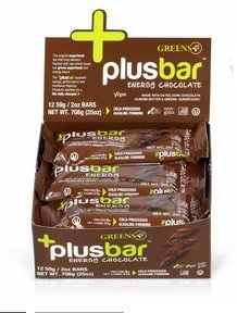 Greens Plus Plusbar Protein Chocolate Box 12 Bars Box