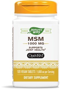 Nature&#39;s Way MSM 1000 mg 120 Tablet