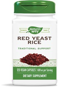 Nature&#39;s Way Red Yeast Rice 600mg 120 VegCap