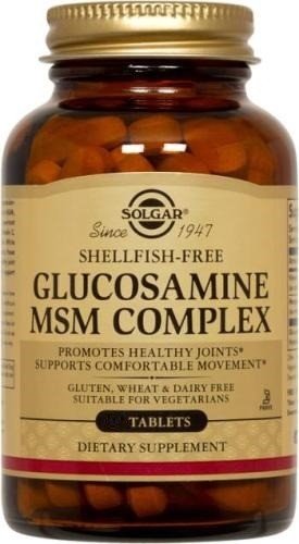Solgar Glucosamine MSM Complex (Shellfish-Free) 120 Tablet