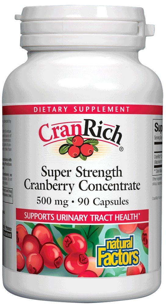 Natural Factors CranRich 500 mg 90 Capsule