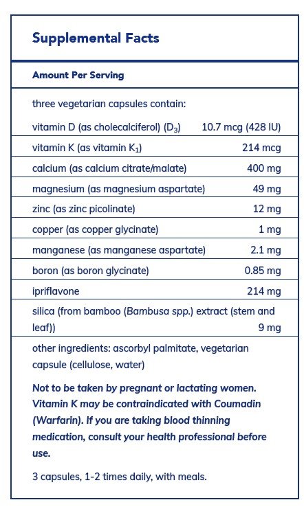 Pure Encapsulations +Cal+ with Ipriflavone 210 Capsule