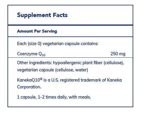 Pure Encapsulations CoQ10 250 mg 60 Vegcap