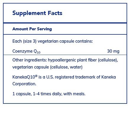 Pure Encapsulations CoQ10 30 mg 120 Vegcap