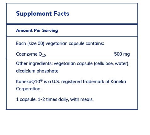 Pure Encapsulations CoQ10 500 mg 60 Vegcap