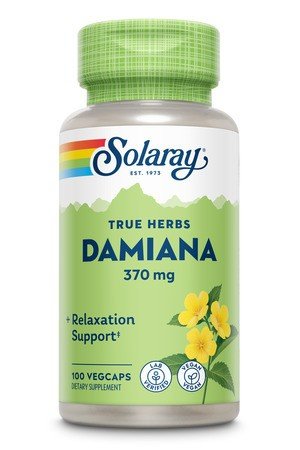 Solaray Damiana Leaves 370mg 100 VegCap