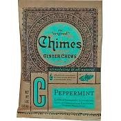 Chimes Ginger Chews Peppermint 5 oz Bag