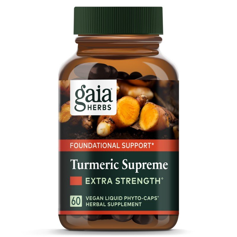 Gaia Herbs Turmeric Supreme Extra Strength 60 VegCap
