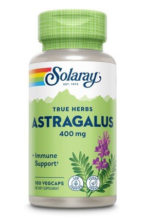Astragalus | Solaray True Herbs | Immune Support | Vegan | Dietary Supplement | 100 VegCaps | VitaminLife