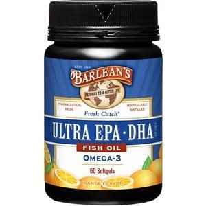 Barlean's Fresh Catch Ultra EPA-DHA 60 Softgels