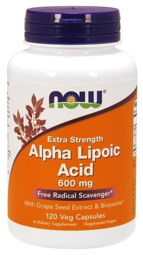 Now Foods Alpha Lipoic Acid 600 mg 120 VegCap