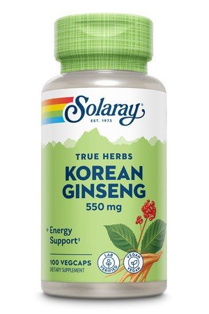 Solaray Korean Ginseng Root 550mg 100 VegCap