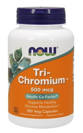 Now Foods Tri Chromium With Cinnamon 180 VegCap