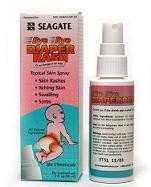 Seagate Vitamins Bye Bye Diaper Rash 2 oz Liquid