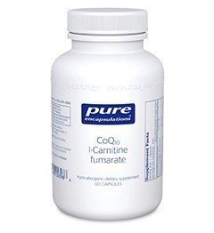 Pure Encapsulations CoQ10 L-Carnitine Fumarate 120 Vegcap