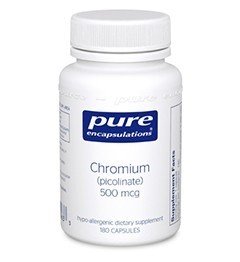 Pure Encapsulations Chromium Picolinate 500 mcg 180 Vegcap