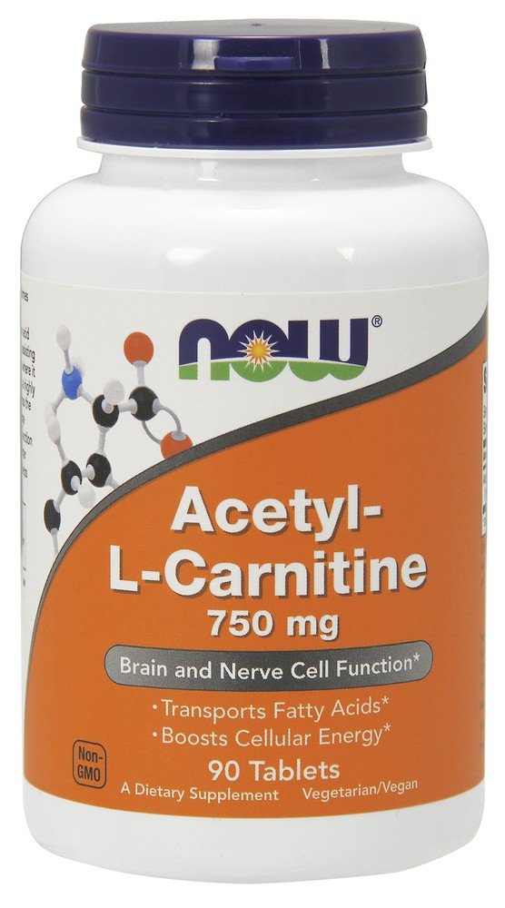 Now Foods Acetyl L Carnitine 750 mg 90 Tablet