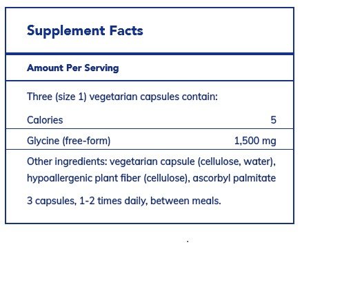 Pure Encapsulations Glycine 180 Vegcap