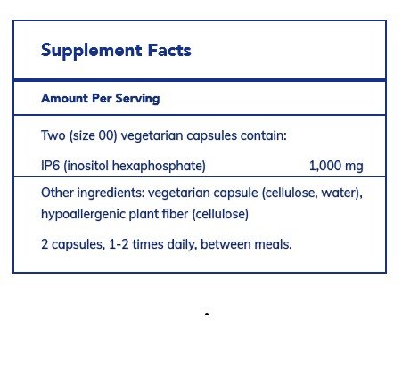 Pure Encapsulations IP6 (Inositol Hexaphosphate) 180 Vegcap