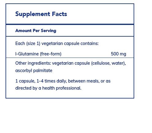 Pure Encapsulations L-Glutamine 500 mg 90 VegCap