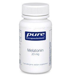 20 milligrams Melatonin | Pure Encapsulations | Hypoallergenic | Dietary Supplement | VitaminLife