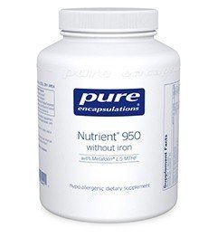 Pure Encapsulations Nutrient 950 without Iron 180 Vegcap
